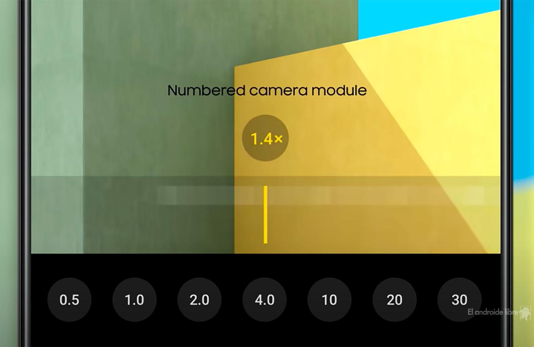 Una mejora app de cámara en One UI 4