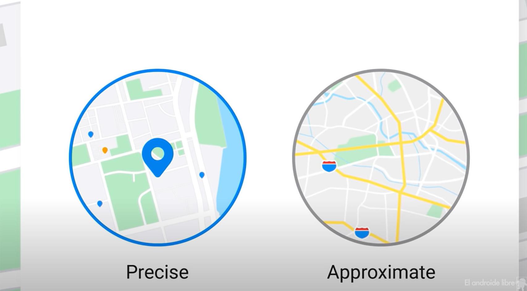Ubicación precisa o aproximada