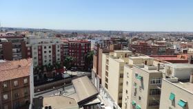 Viviendas en un barrio de Madrid.