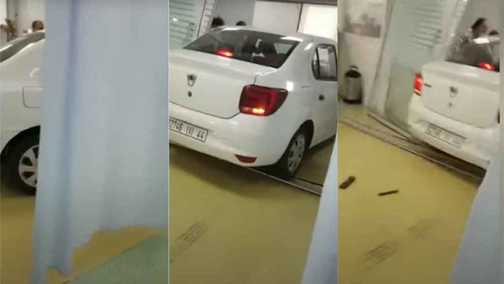Un español irrumpe con su coche en un hospital de Rabat.