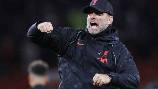 Jürgen Klopp celebra un gol del Liverpool