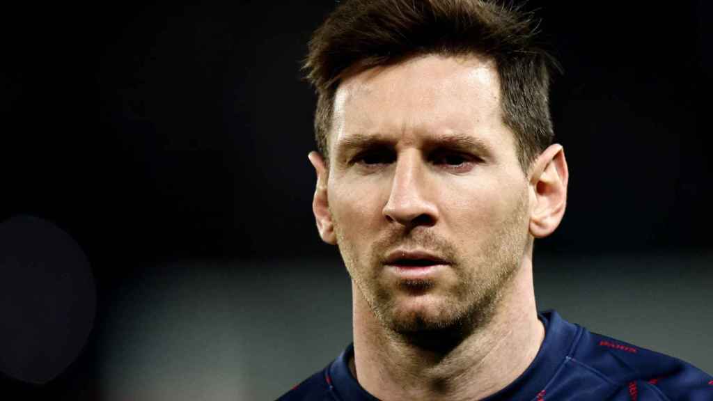 Leo Messi, en un partido del PSG de la temporada 2021/2022