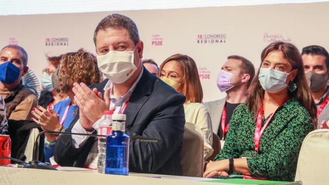 Emiliano García-Page en el XII Congreso del PSOE de Castilla-La Mancha.