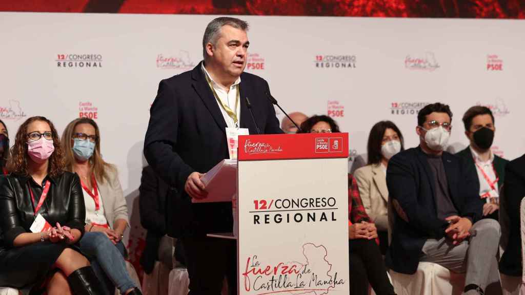 Clausura del XII Congreso Regional del PSOE de Castilla-La Mancha. Foto: Óscar Huertas