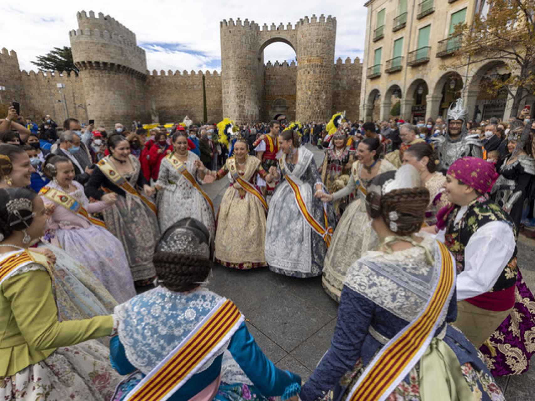 Fiesta de moros y cristianos celebrada en  Ávila
