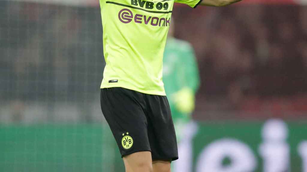 Erling Haaland, durante un partido del Borussia Dortmund