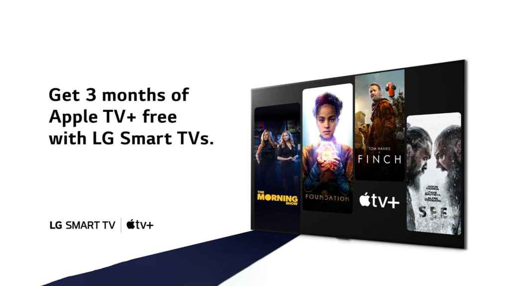Apple TV+ gratis un televisor de LG: así puedes canjear esta oferta