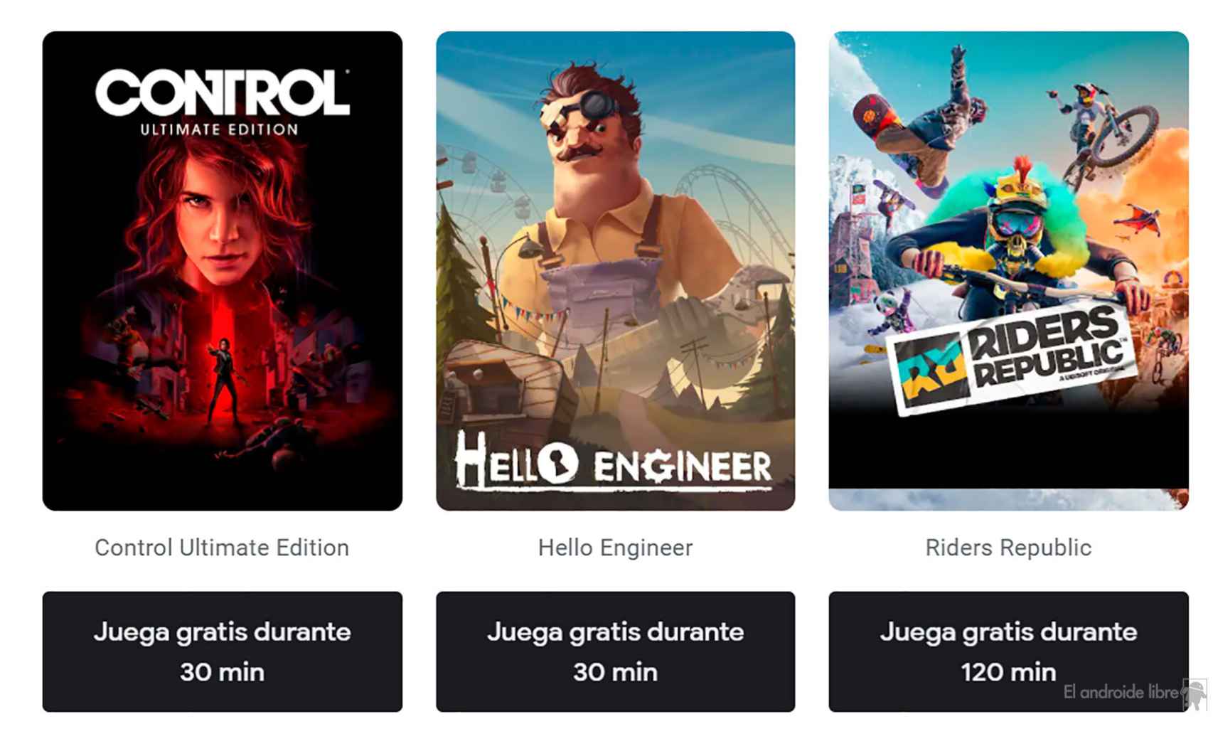 Stadia Free Trial Games