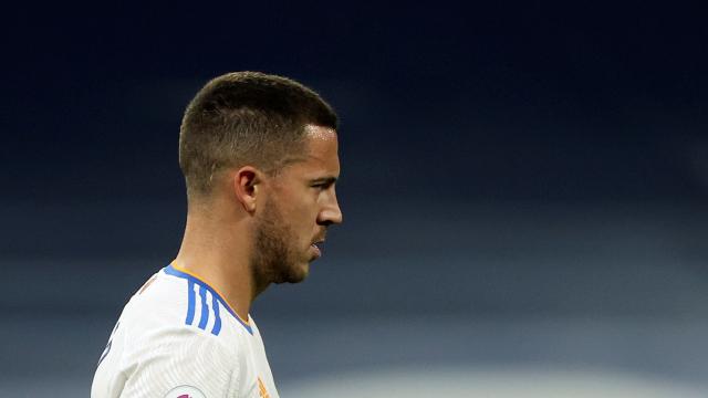 Eden Hazard, con el Real Madrid