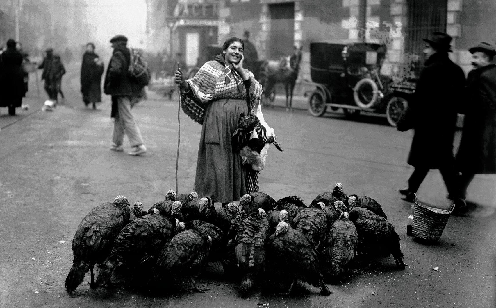 Vendedora de Pavos. Madrid, 1922.
