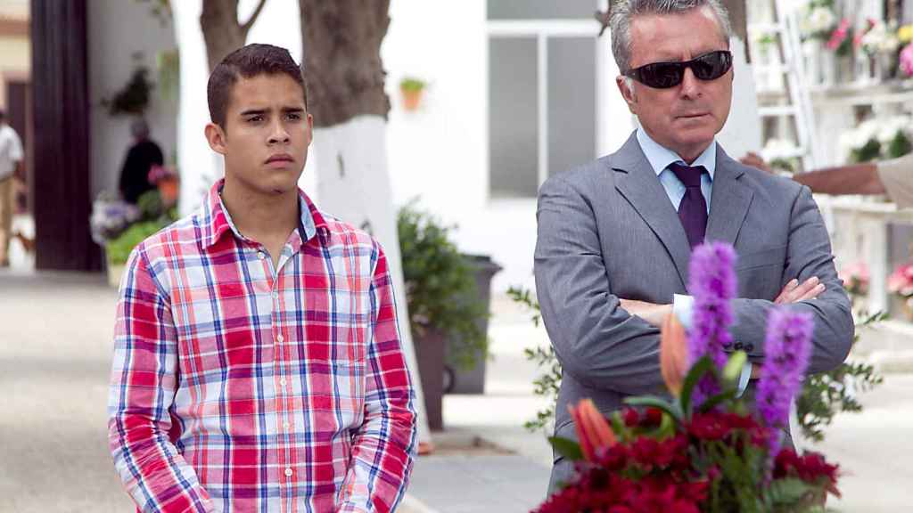 Ortega Cano y su hijo en una imagen perteneciente a junio de 2012.