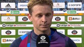 Frenkie De Jong, tras el Celta - FC Barcelona