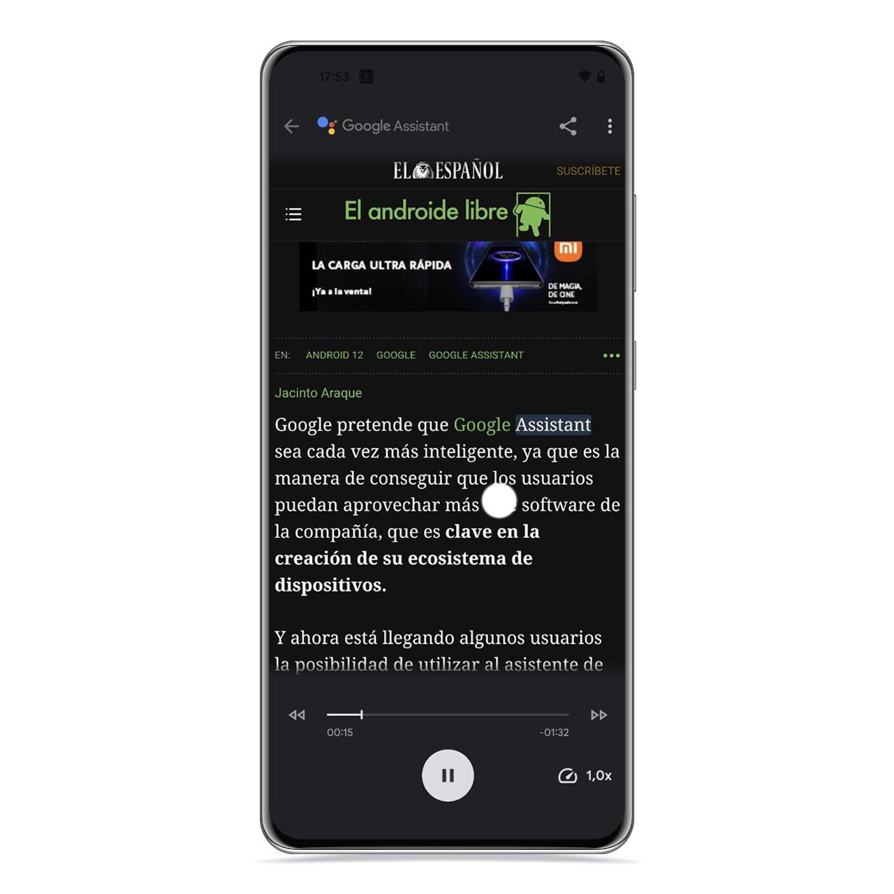 Android Auto: cómo activar Google Assistant en la app, DATA