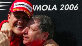 Michael Schumacher y Jean Todt, en 2006