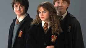 Daniel Radcliffe, Emma Watson y Rupert Grint en 'Harry Potter y la piedra filosofal