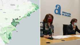 Mapa interactivo de localización de población internacional en Alicante.