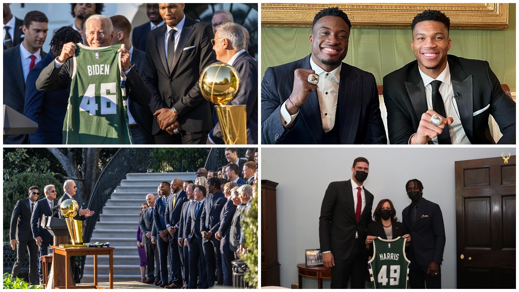 Los campeones de la NBA vuelven a la Casa Blanca