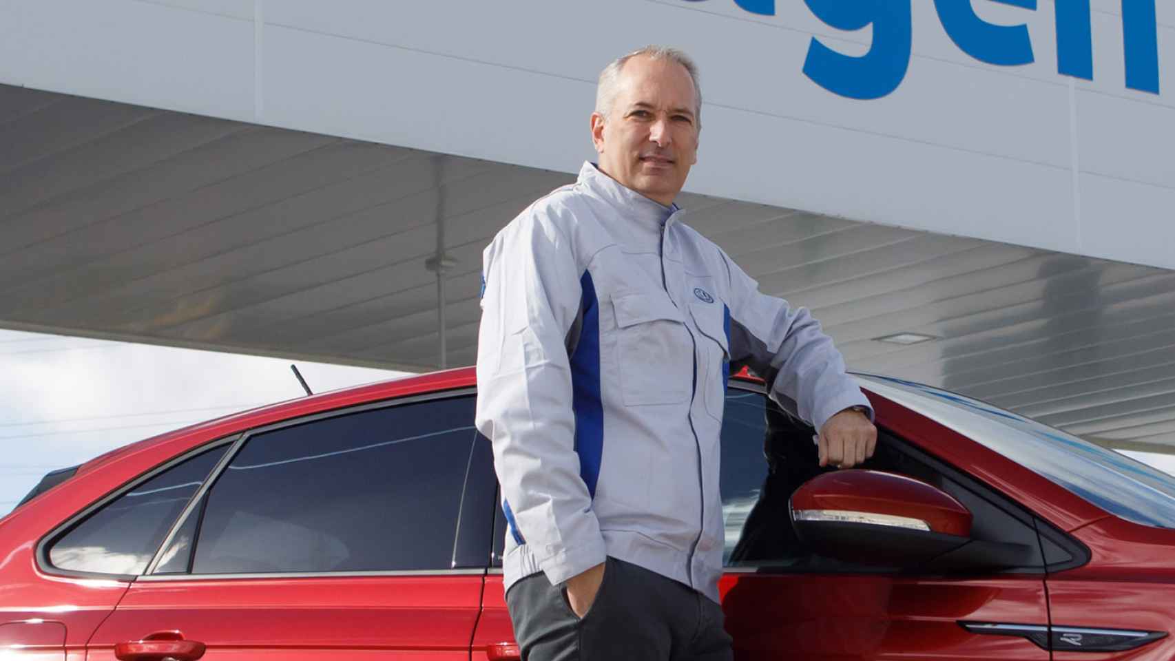 Markus Haupt, director de la planta de Volkswagen Navarra.