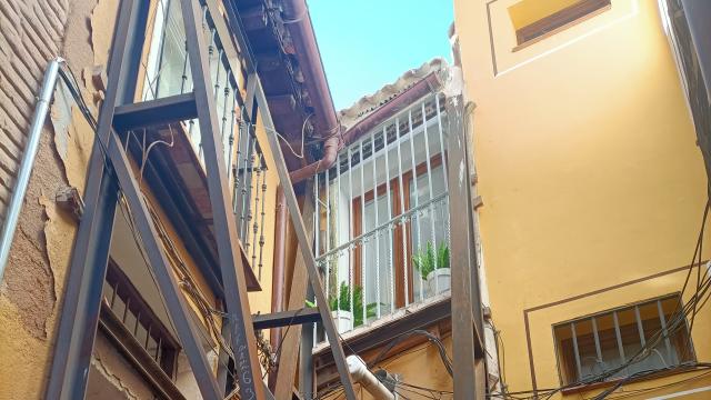 Inmueble rehabilitado de la calle Merced de Toledo