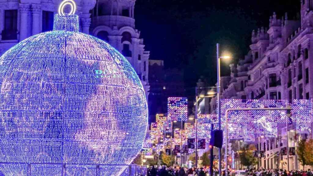 Las luces de Navidad de Madrid se encendieron el  jueves 25 de noviembre.