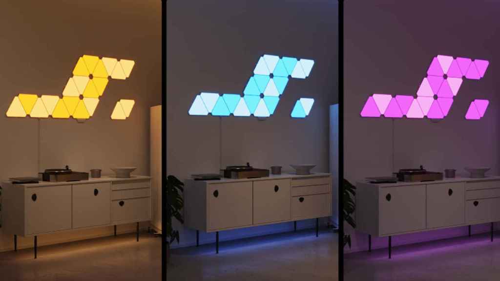 Yeellight Smart LED Light Panels en diferentes colores