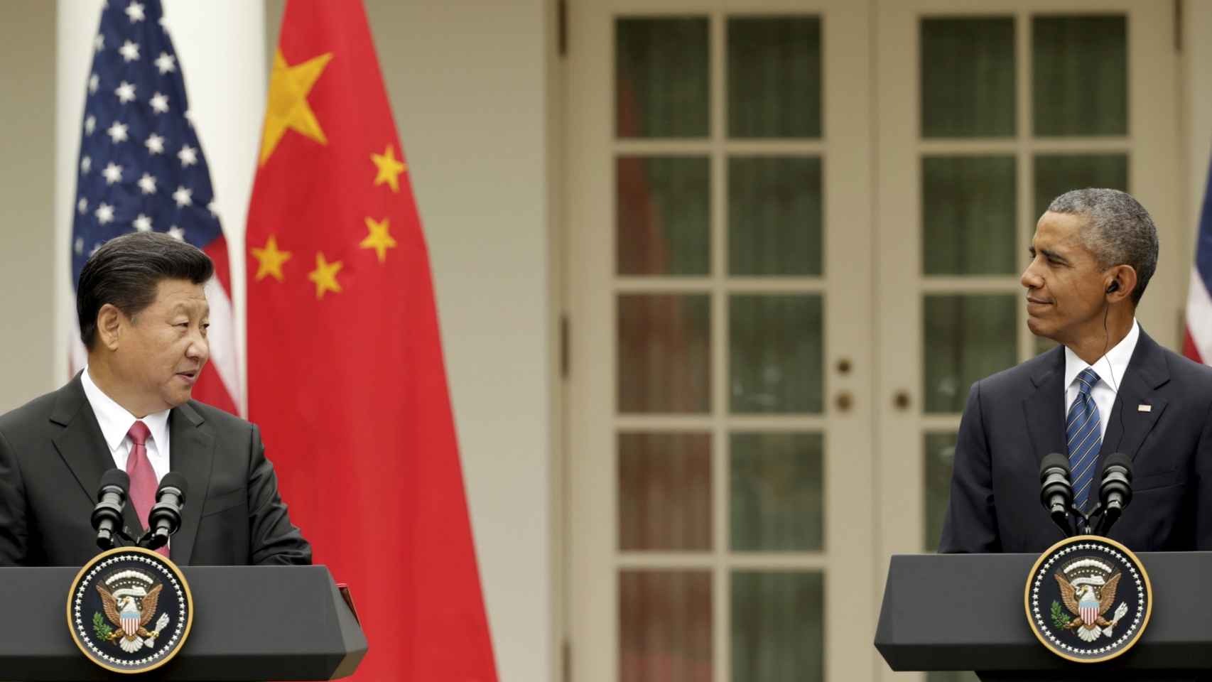 El presidente chino, Xi Jinping, en su visita a EEUU, donde se reunió con Obama.