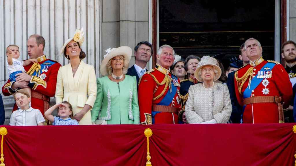 La Familia Real en la celebración del Trooping the Colour 2019.