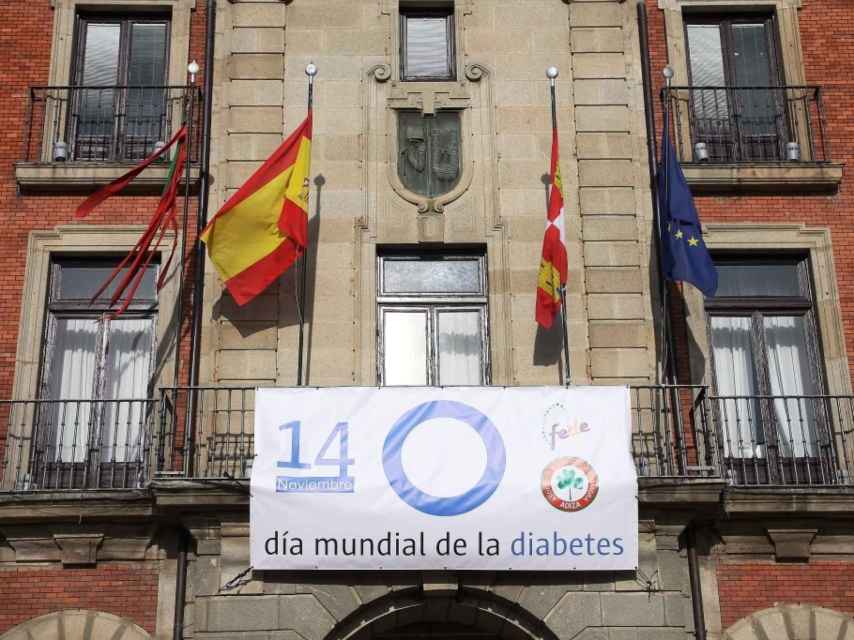 Foto de archivo del Ayuntamiento de Zamora en el Día de la Diabetes