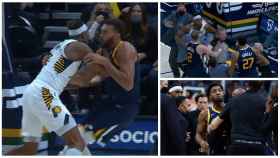 Brutal pelea entre Jazz y Pacers: la imagen más bochornosa del año en la NBA