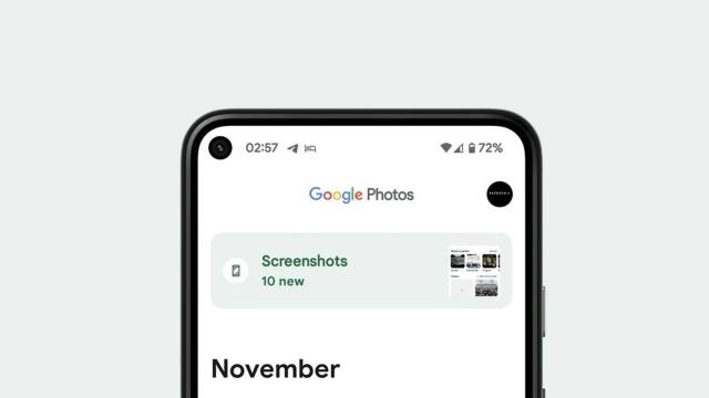 Google Photos hará más fácil acceder a las capturas de pantalla