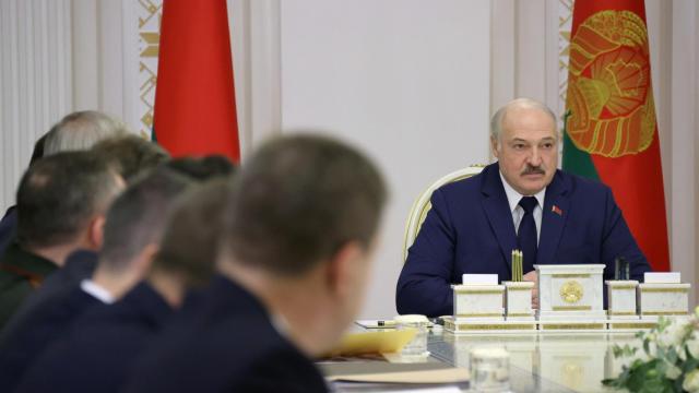 El presidente de Bielorrusia, Alexander Lukashenko.