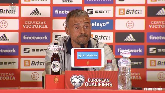 Luis Enrique en rueda de prensa