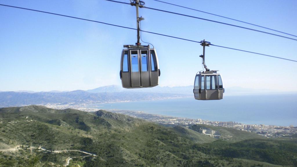 Montar en un teleférico no es algo que se haga cada día.