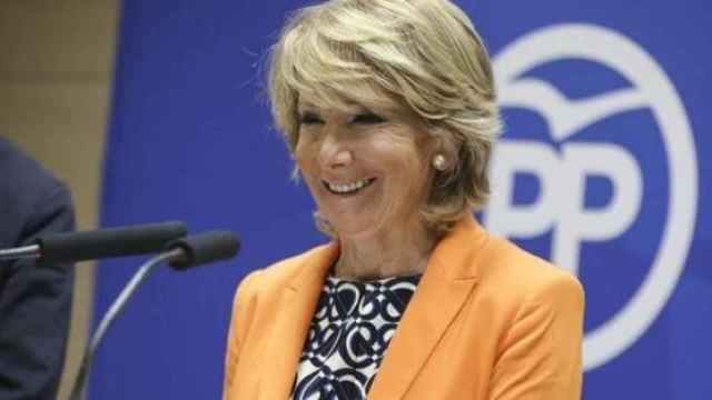 La expresidenta de la Comunidad de Madrid, Esperanza Aguirre, en una imagen de archivo. EP