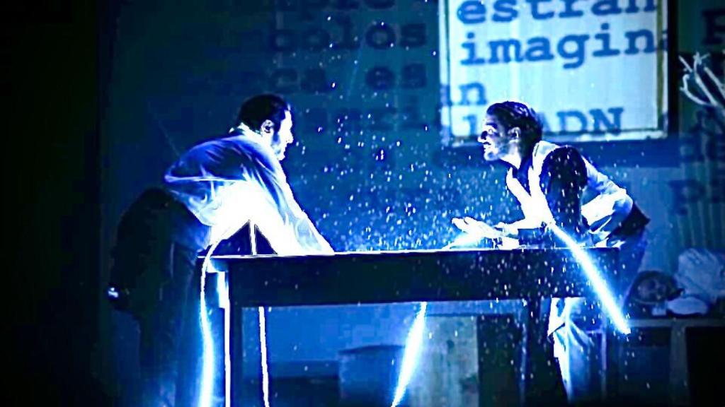 Rafael Amargo y Álex Reyes actuando en Jaén.