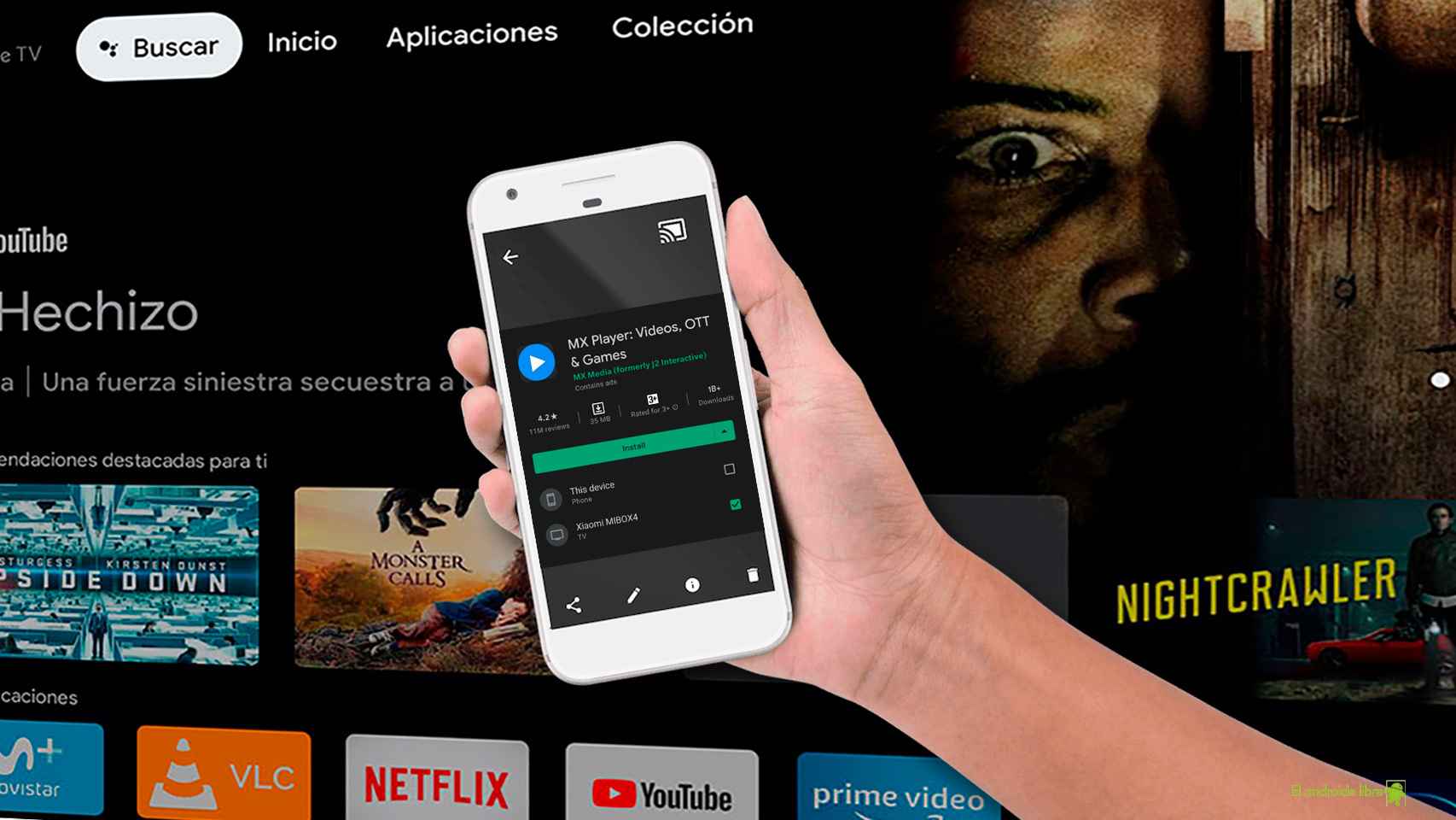 Desde el móvil ya se pueden instalar apps en Android TV