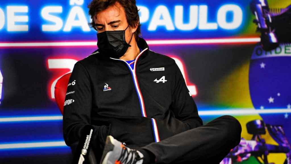 Fernando Alonso, en el Gran Premio de Brasil de Fórmula 1 de 2021
