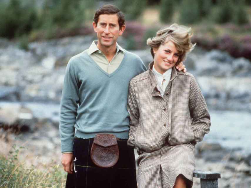 Los príncipes de Gales en Balmoral. Año 1981.