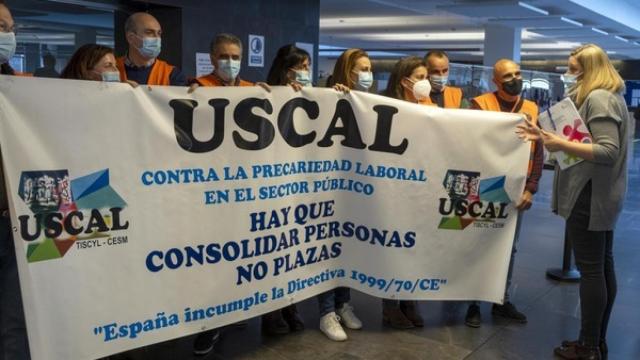 Imagen de archivo de una protesta de USCAL