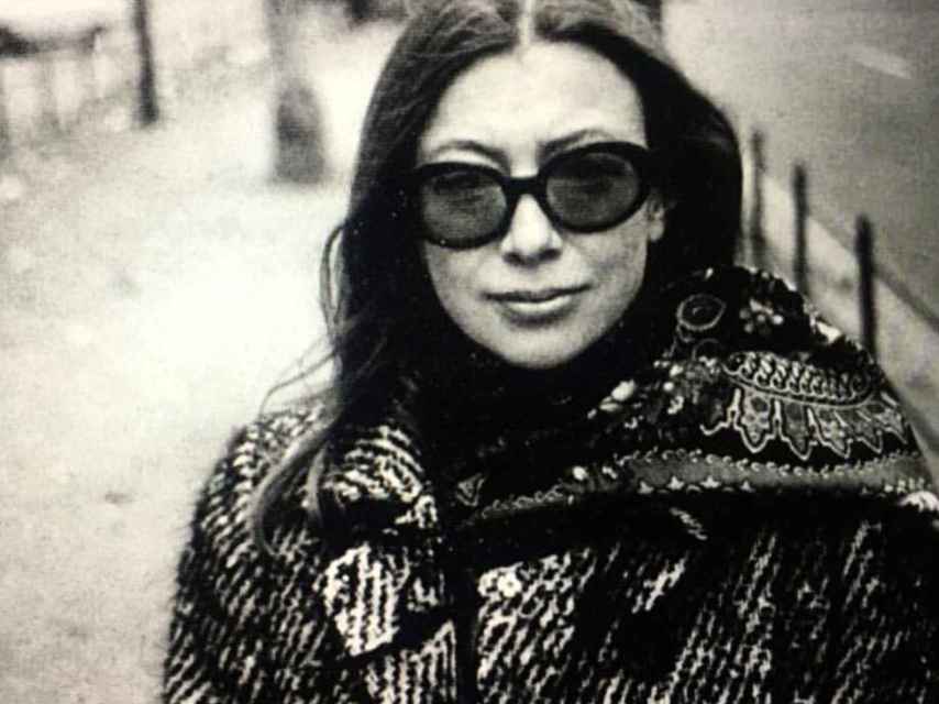 Fotografía de la escritora Joan Didion.