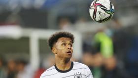 Karim Adeyemi, durante un partido con la selección de Alemania