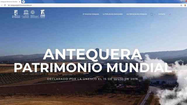 Web de Antequera Patrimonio Mundial.
