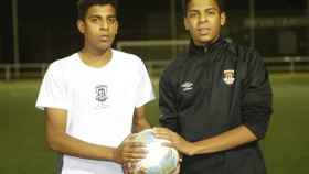 WIllian y Wilson, jugadores cadetes del Ciudad Rodrigo
