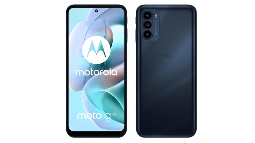 Motorola Moto G41 front and rear