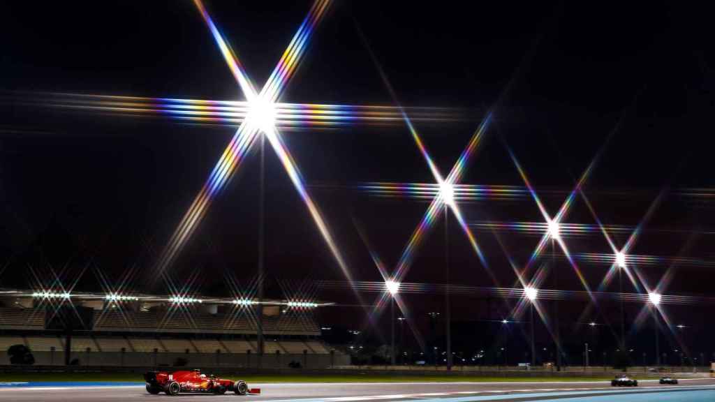 Un instante de la carrera del Gran Premio de Abu Dhabi 2020