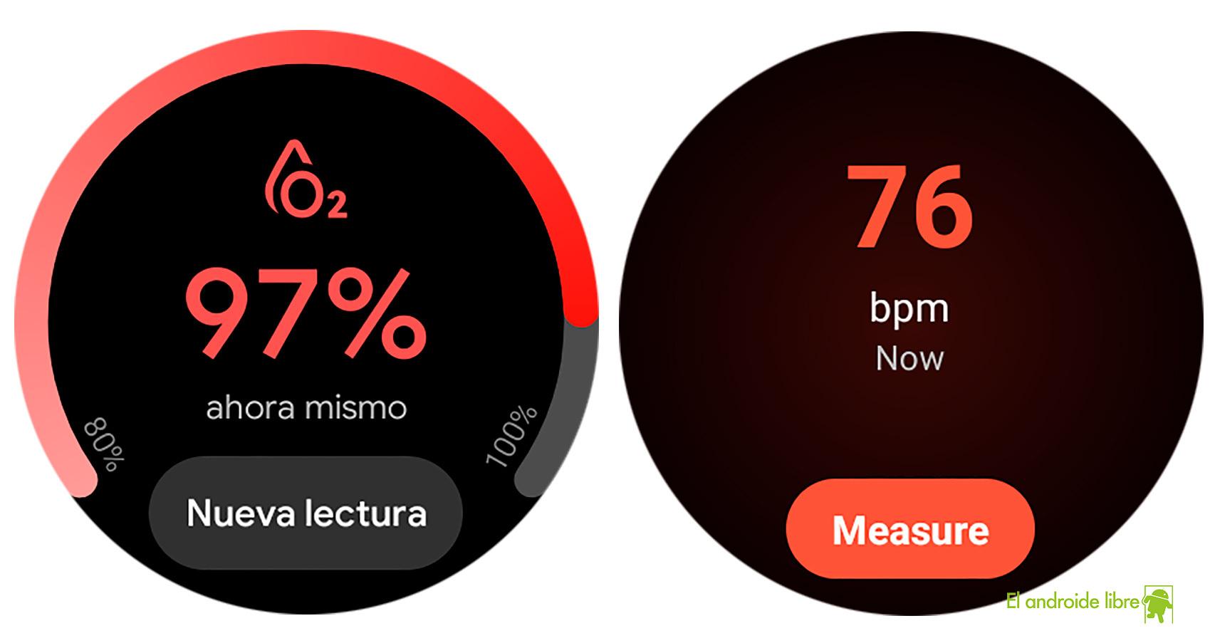 Midiendo ritmo cardiaco y el oxígeno en sangre