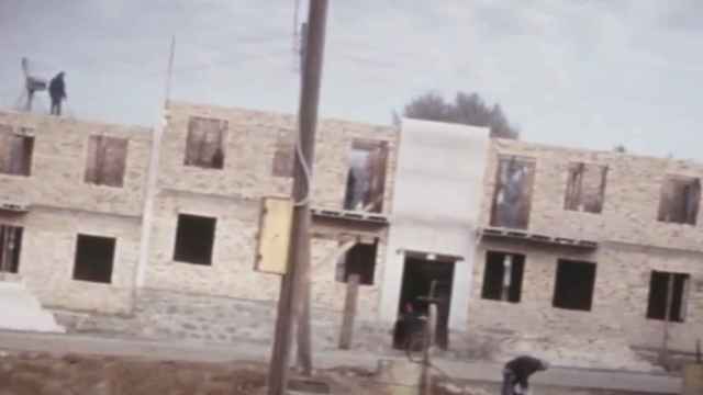 Construcción de viviendas en Toledo el año 1968