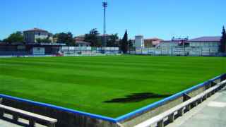 Imagen del campo del Peña Sport, donde el Málaga jugará en Copa.