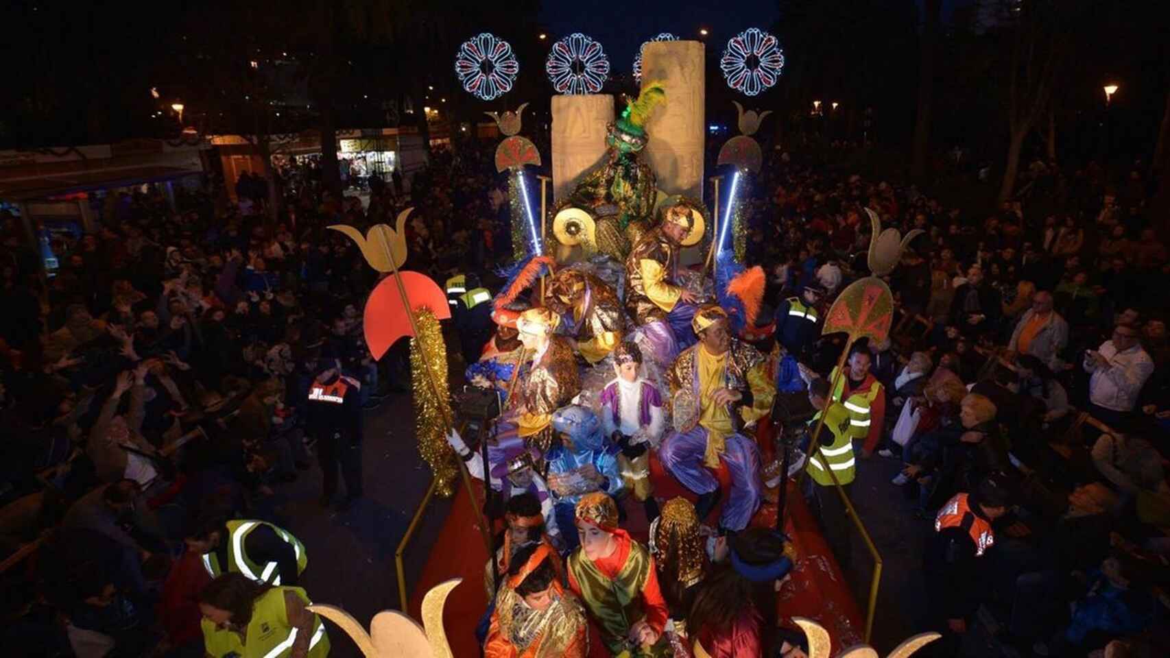 Imagen de archivo de la Cabalgata de Reyes de Málaga.