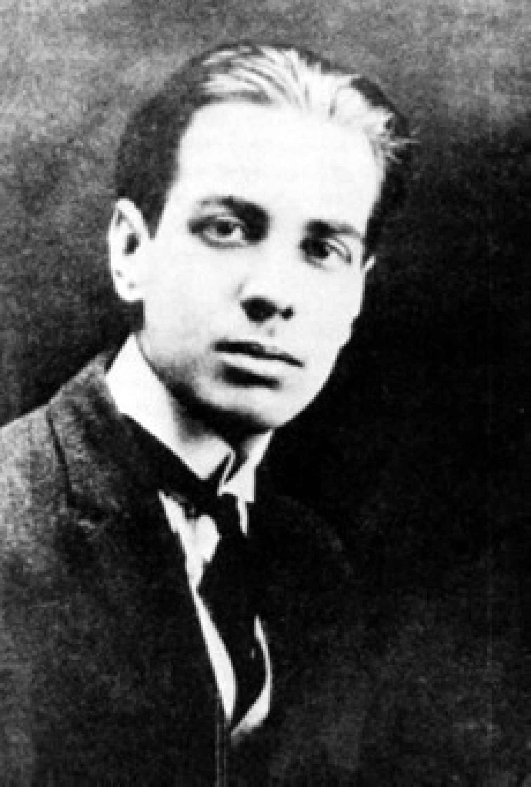 Jorge Luis Borges, de joven.